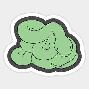 Green Snake Sticker